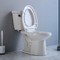 陶磁器の二つの部分から成った便器WC高く白いSのトラップ300mmの浴室の整理ダンス